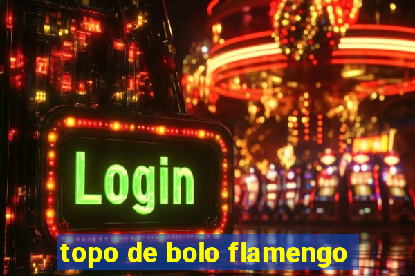 topo de bolo flamengo